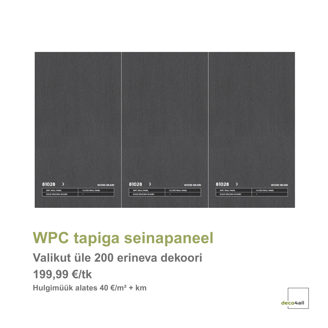 WPC tapiga seinapaneel*