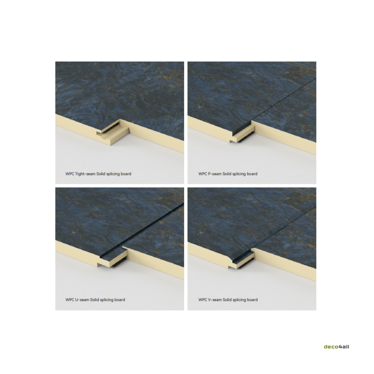 Faasitud ühendusega seinapaneel - deco4all