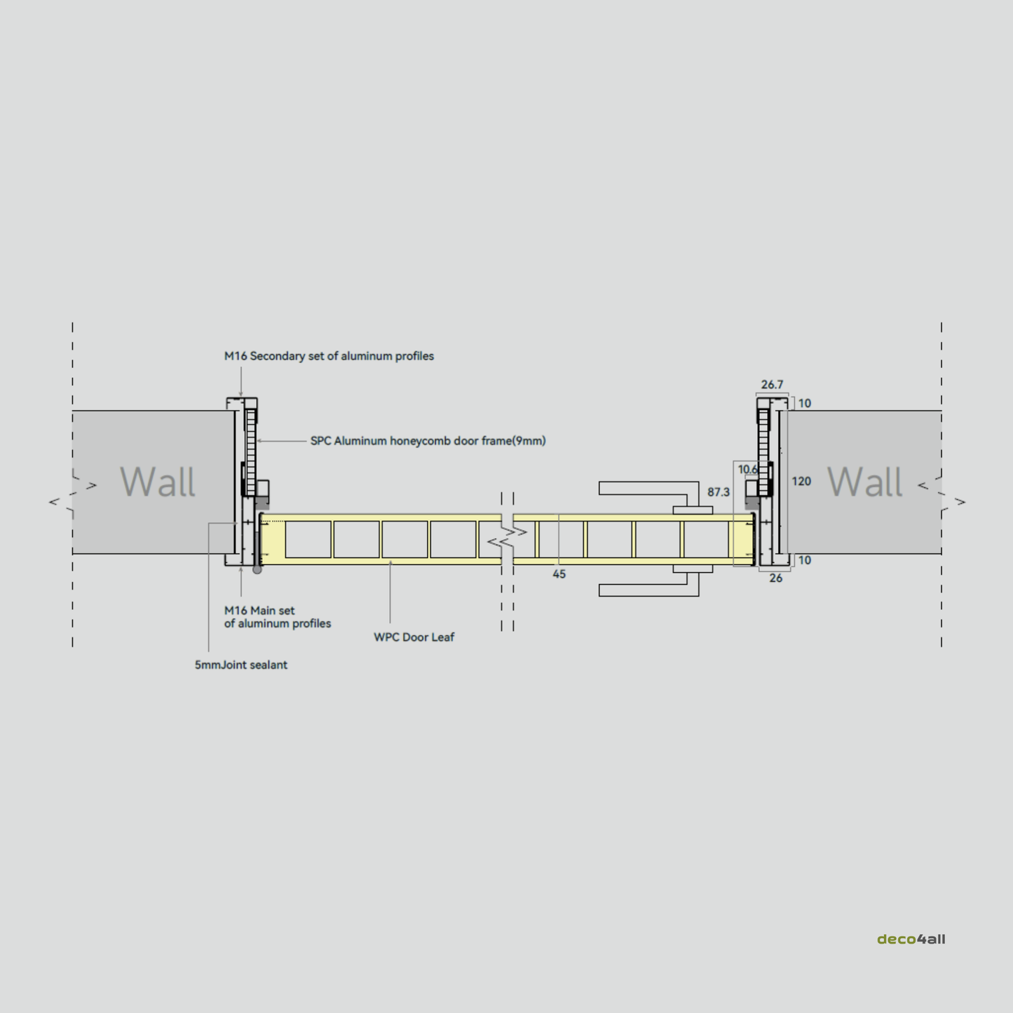 Peitlengiga alumiiniumuks - deco4all
