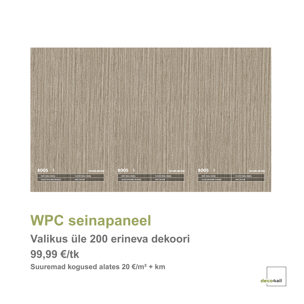 WPC seinapaneel*