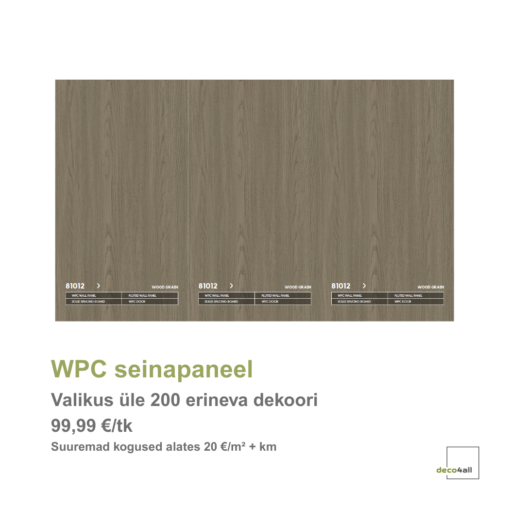 WPC seinapaneel* - deco4all