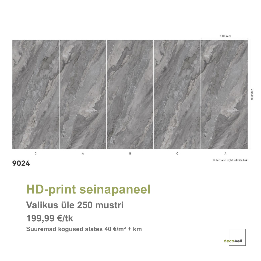 HD-print seinapaneel* - deco4all