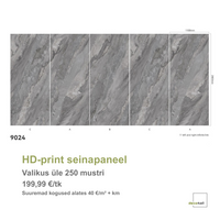 HD-print seinapaneel* - deco4all