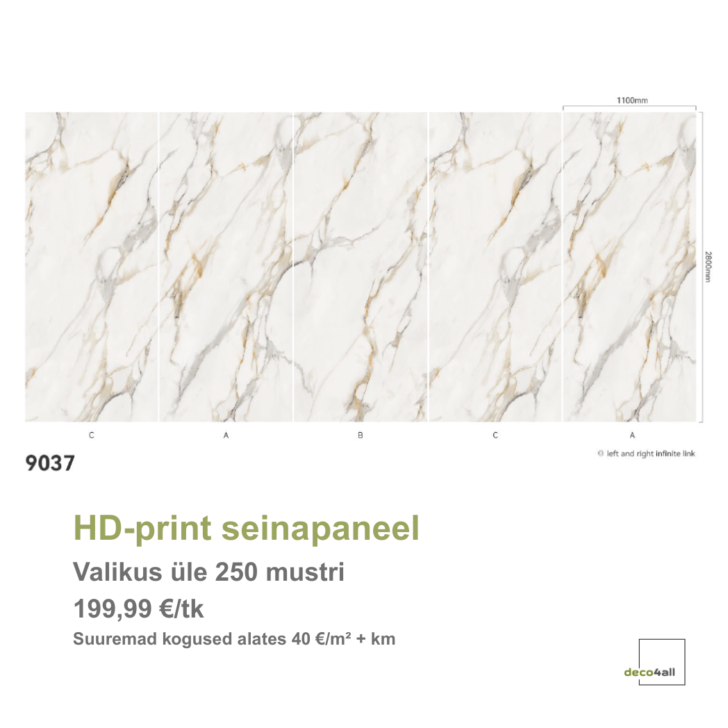 HD-print seinapaneel* - deco4all