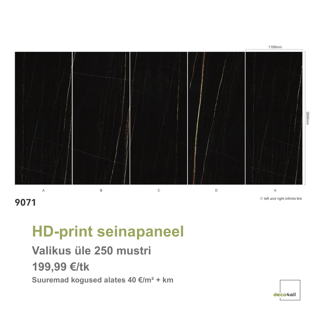 HD-print seinapaneel* - deco4all