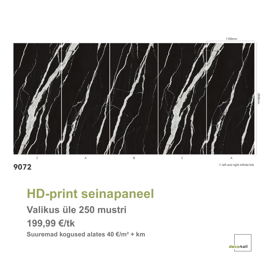 HD-print seinapaneel* - deco4all