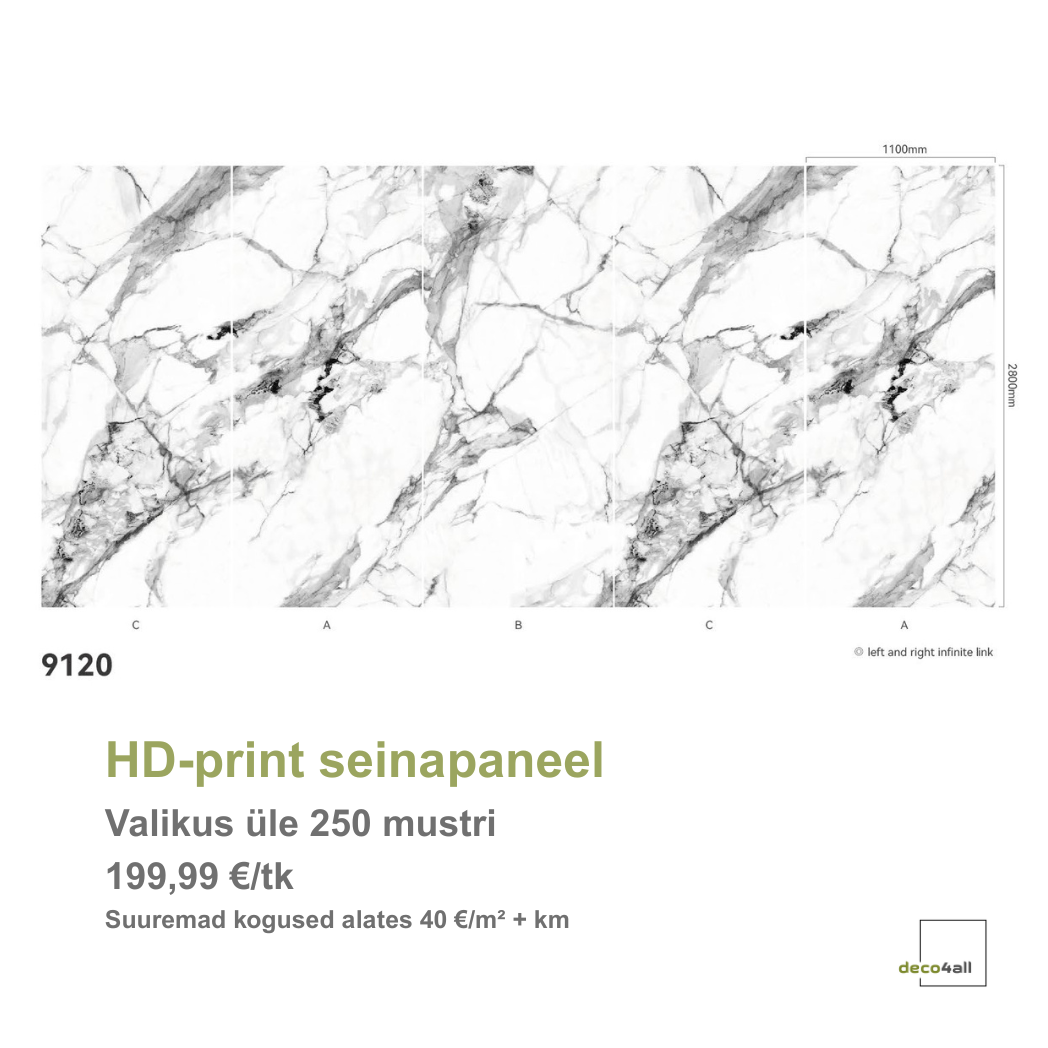 HD-print seinapaneel* - deco4all