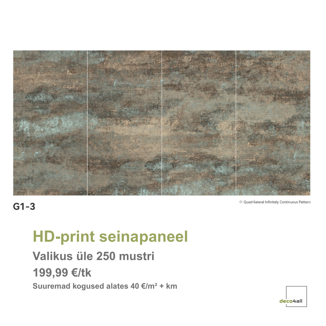 HD-print seinapaneel* - deco4all