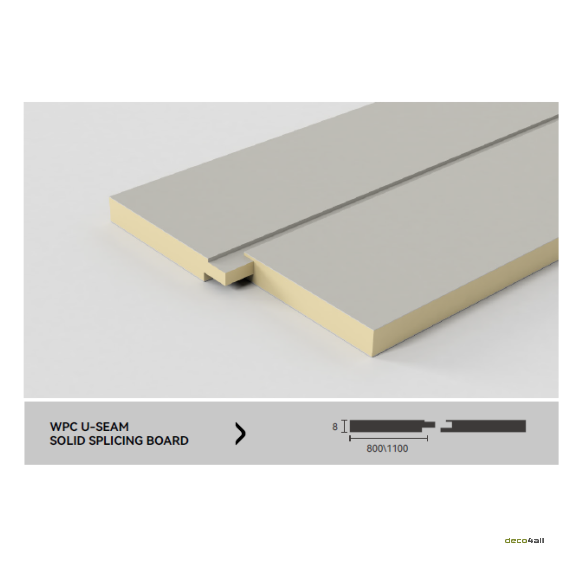 Faasitud ühendusega seinapaneel - deco4all