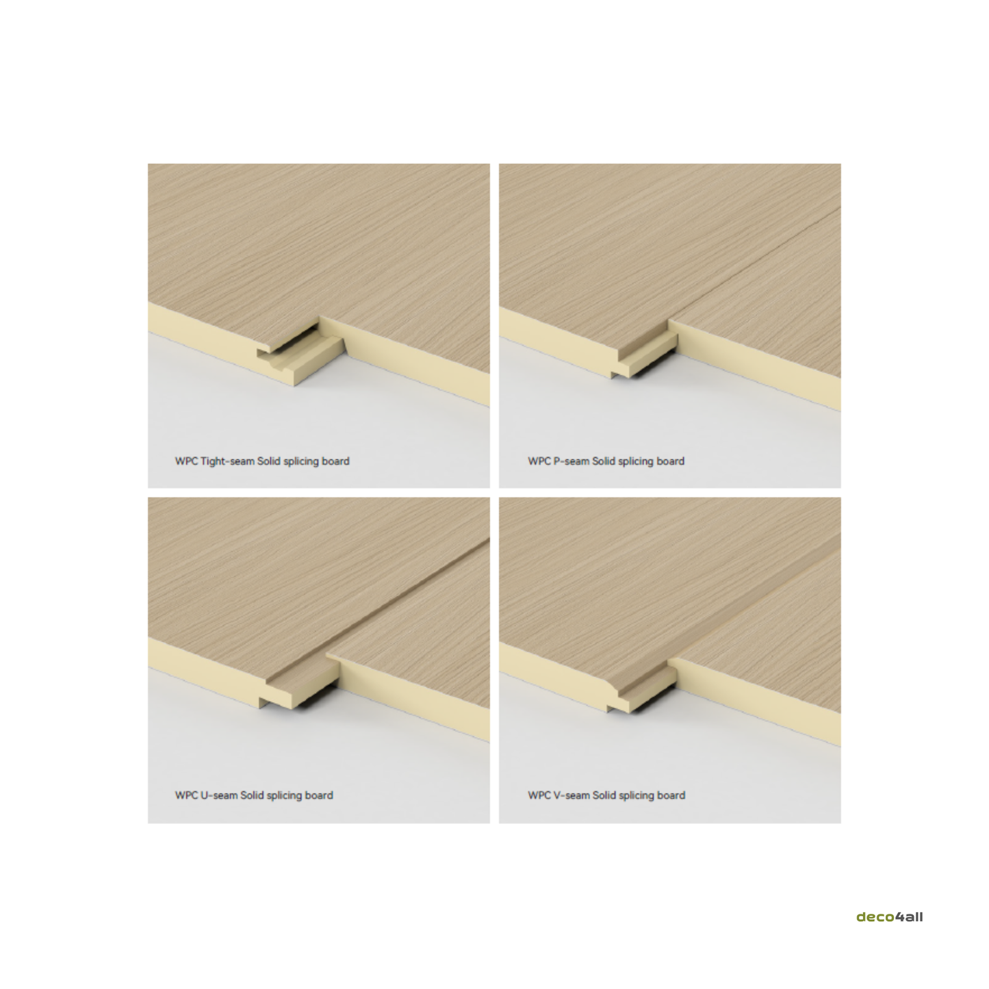Nähtamatu ühendusega seinapaneel - deco4all