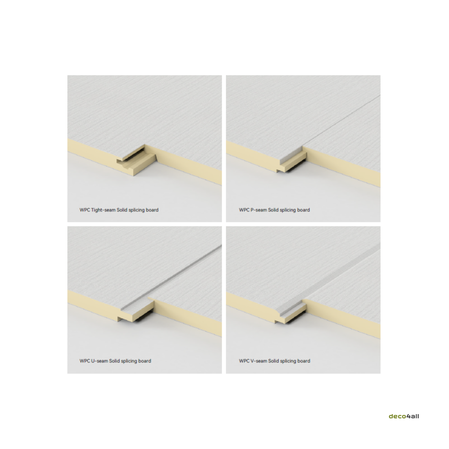 Nähtava ühendusega seinapaneel - deco4all