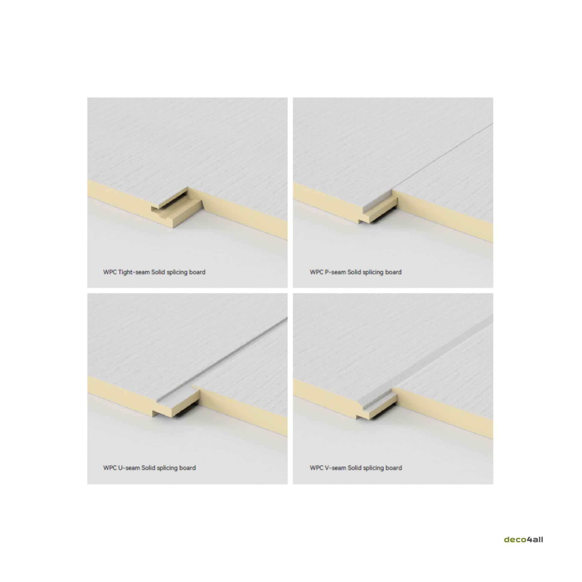 Nähtava ühendusega seinapaneel - deco4all